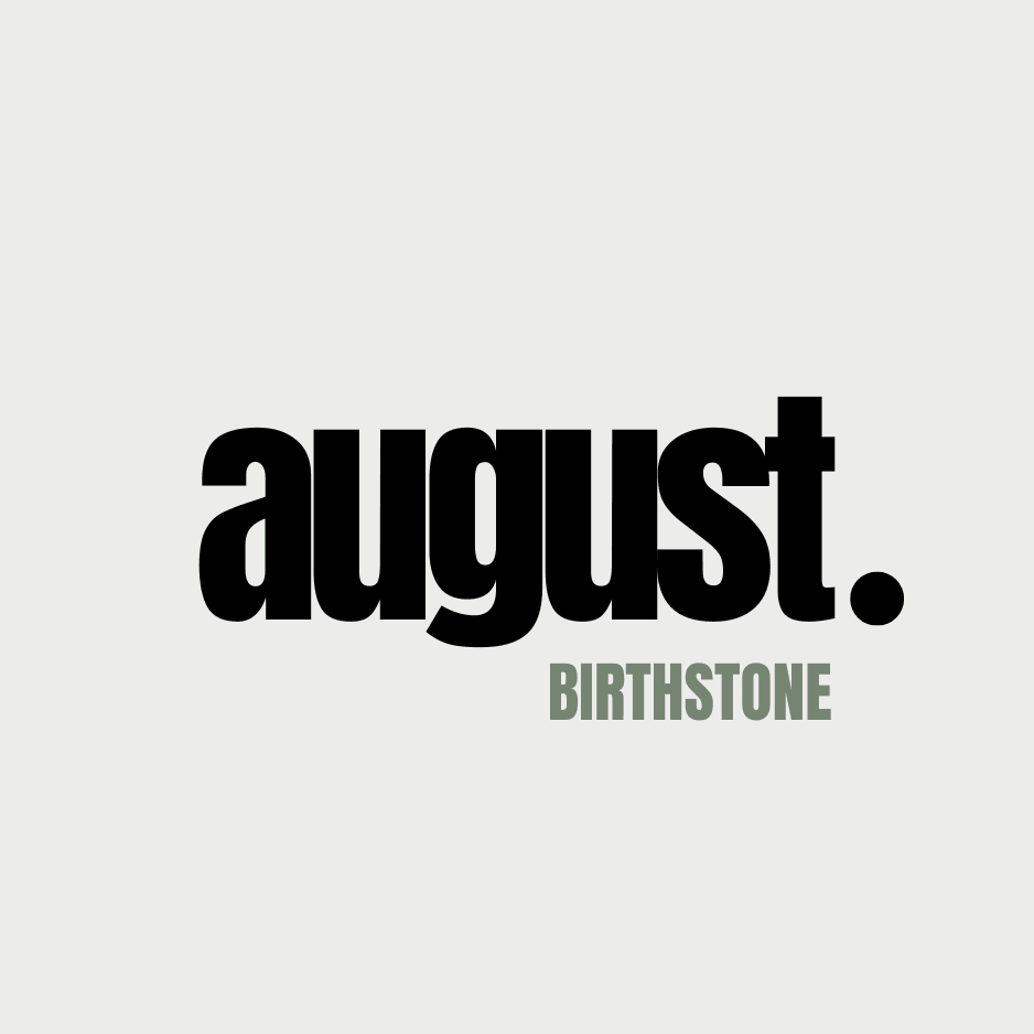 What is August Birthstone ? - Irosk Australia