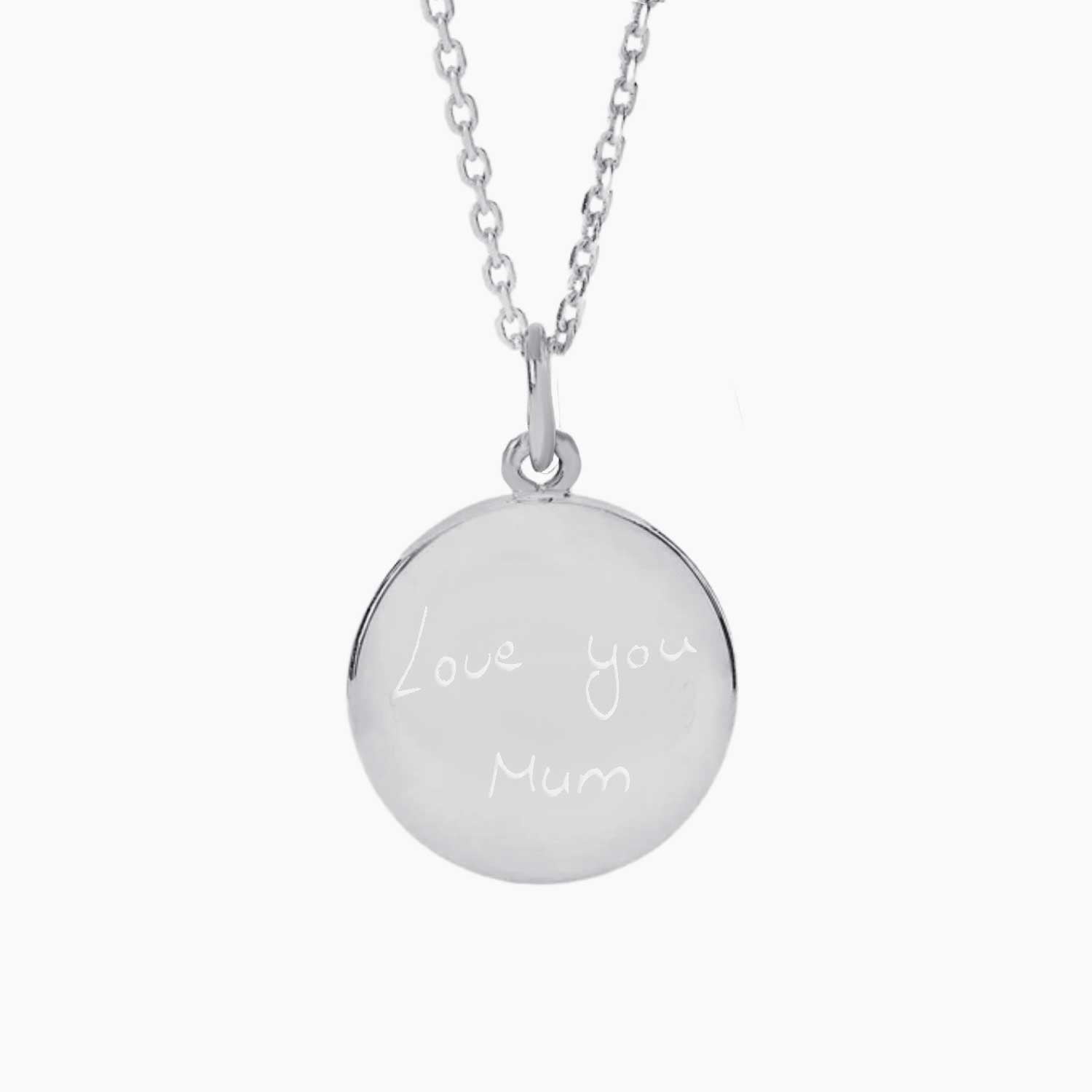 handwriting necklace