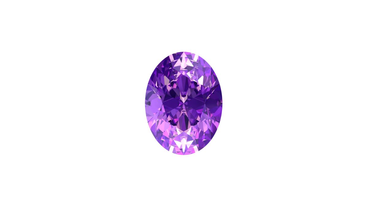 oval shape amethyst featuring february birthstone