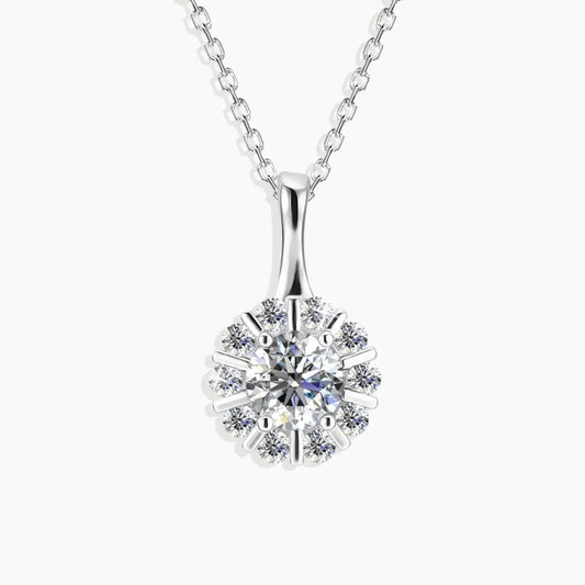 Moissanite Sparkle Pendant - Irosk Australia