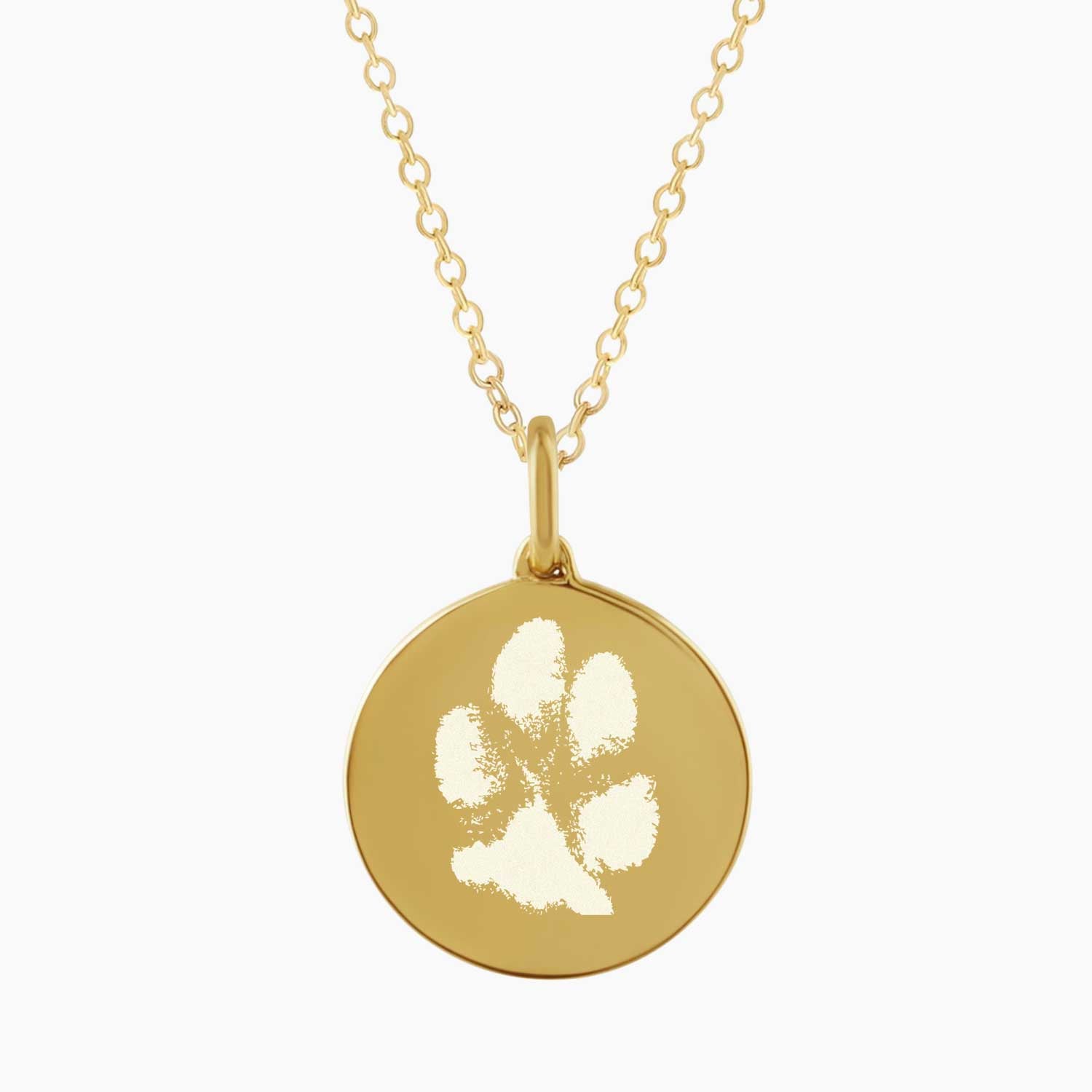 custom pawprint necklace