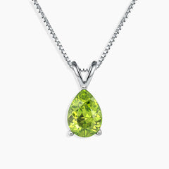 Dazzling Pear Peridot Pendant: The Ultimate August Birthstone | Irosk ®