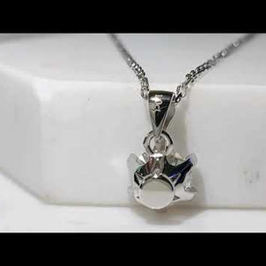 1 Ct Moissanite Solitaire Pendant - Sterling Silver Necklace Charm by Irosk Australia®